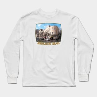 Israel, Jerusalem. Jaffa Road Long Sleeve T-Shirt